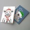 Kid-Friendly Christmas Cards - 24-Pack Fun Holiday Greeting Cards with 12 Playful Animal and Astronaut Designs, Perfect for Sharing Merry Christmas & Happy Holiday Wishes, Blank Inside for Personalized Messages - Whimsical and Cheerful Stationery Set